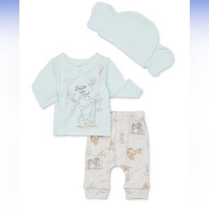 Brand new never worn Disney Dumbo three piece, Size 0-3 months